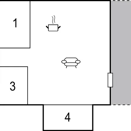 3 Bedroom Gorgeous In エーベルトフト